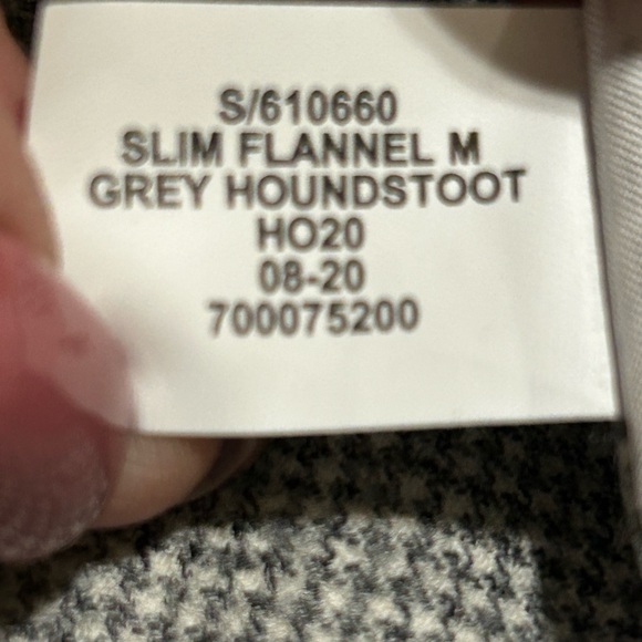 Banana Republic Men’s Slim Fit 42R Wool Grey Houndstooth Sports Coat NWT - Picture 15 of 16